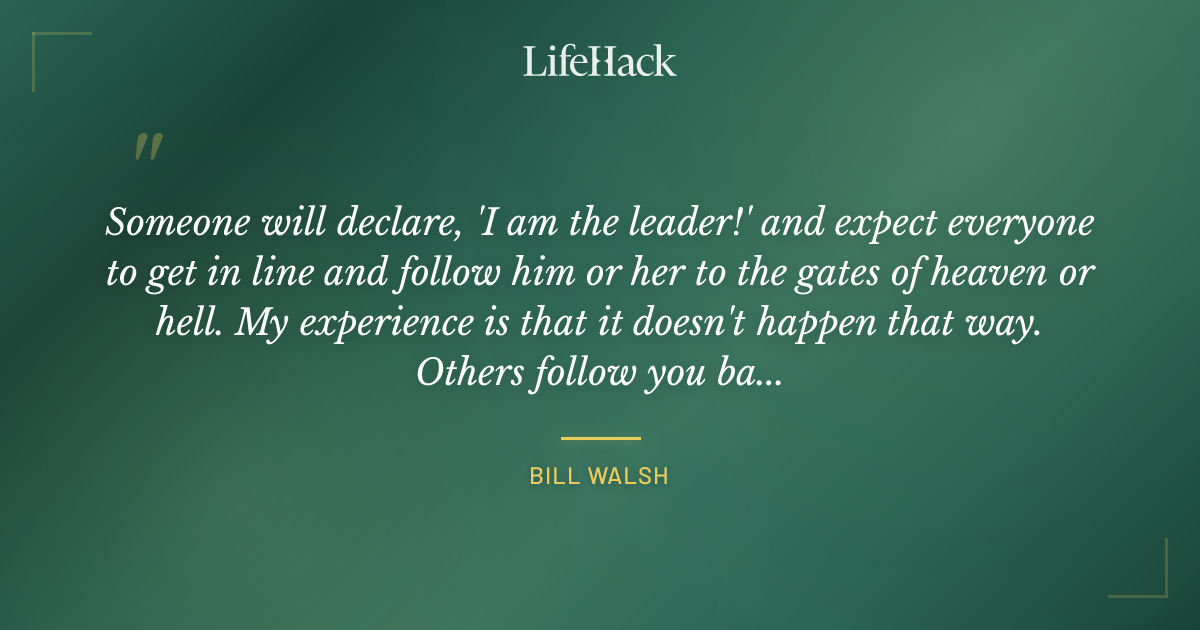 Quote by Bill Walsh
