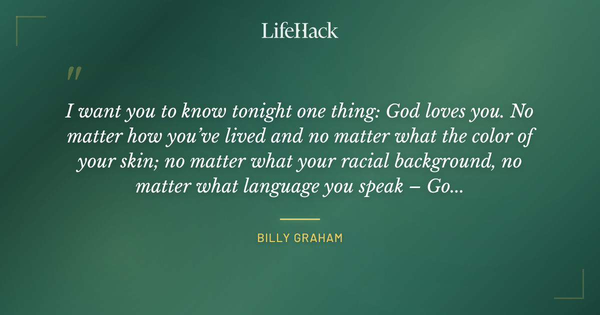 Quote by Billy Graham