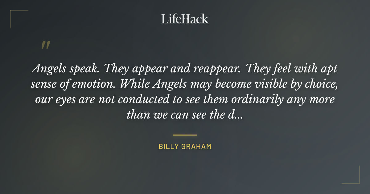 Quote by Billy Graham