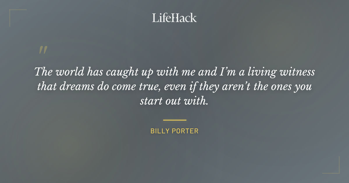 Quote by Billy Porter