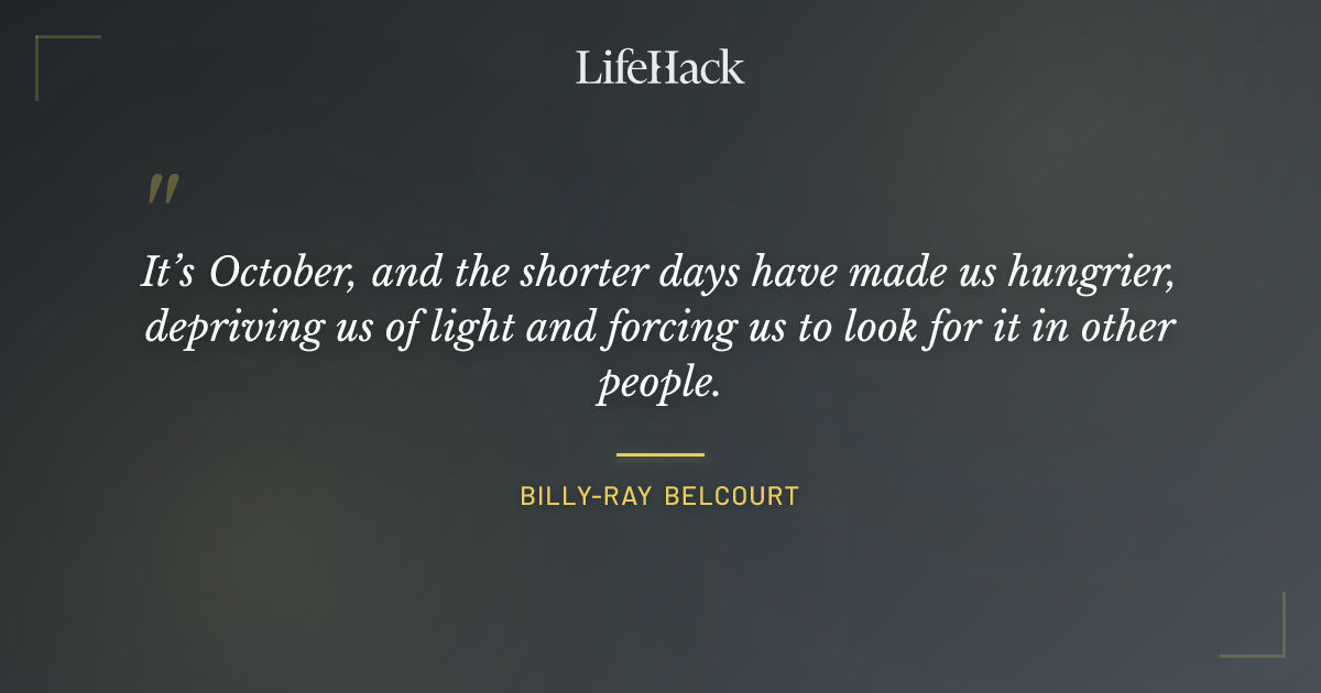 Quote by Billy-Ray Belcourt