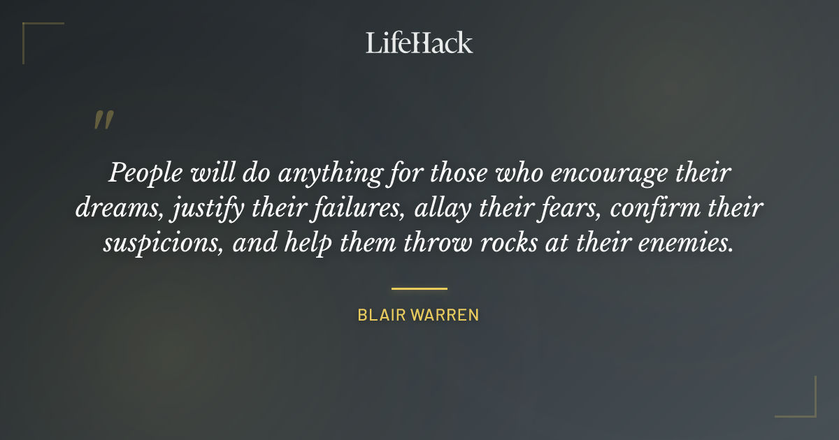 Quote by Blair Warren