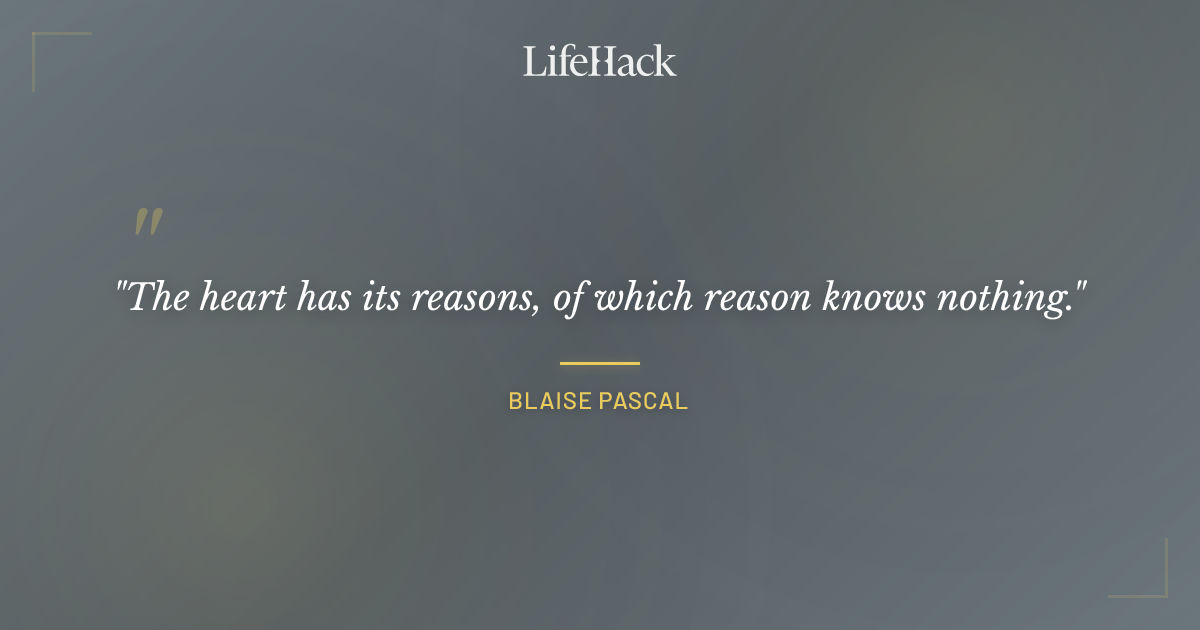 Quote by Blaise Pascal