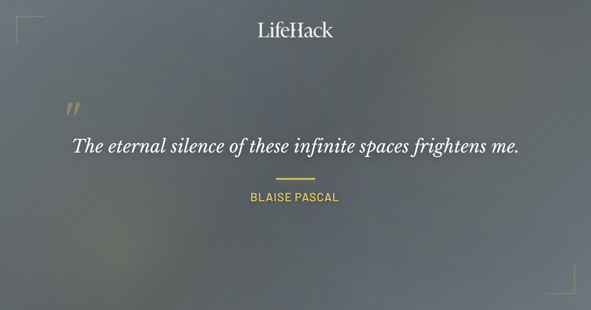Quote by Blaise Pascal
