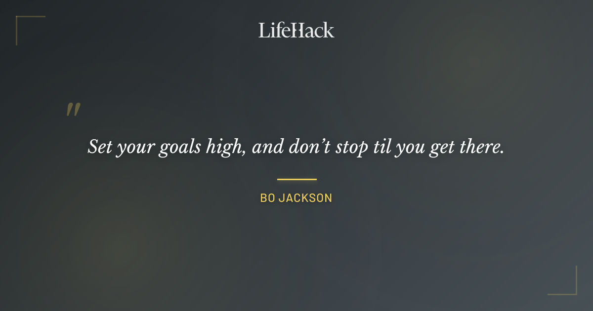 Quote by Bo Jackson