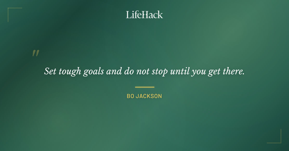 Quote by Bo Jackson