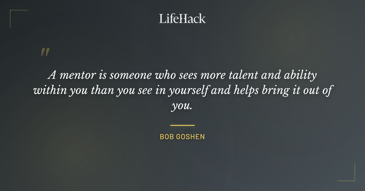 Quote by Bob Goshen