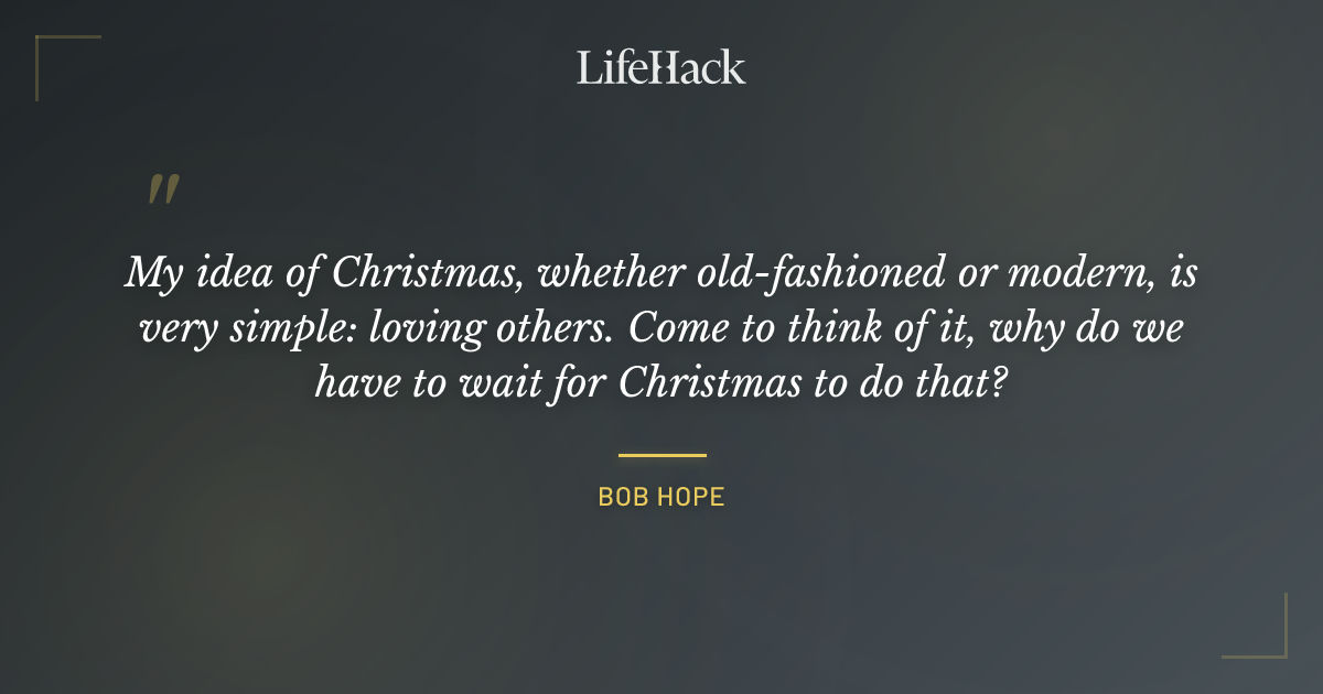 Quote by Bob Hope