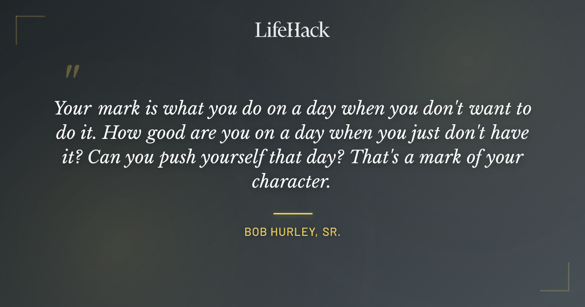 Quote by Bob Hurley, Sr.