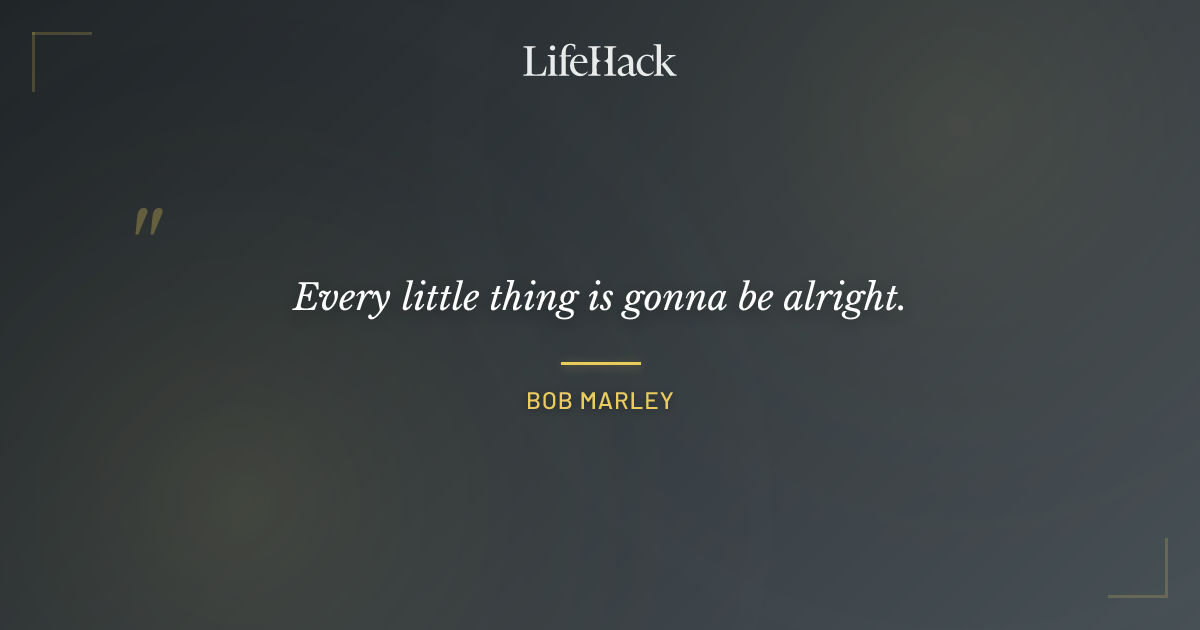 Quote by Bob Marley