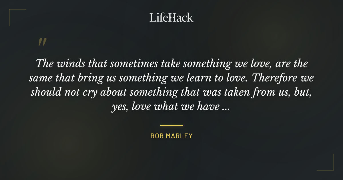 Quote by Bob Marley