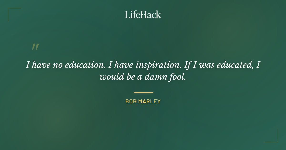 Quote by Bob Marley
