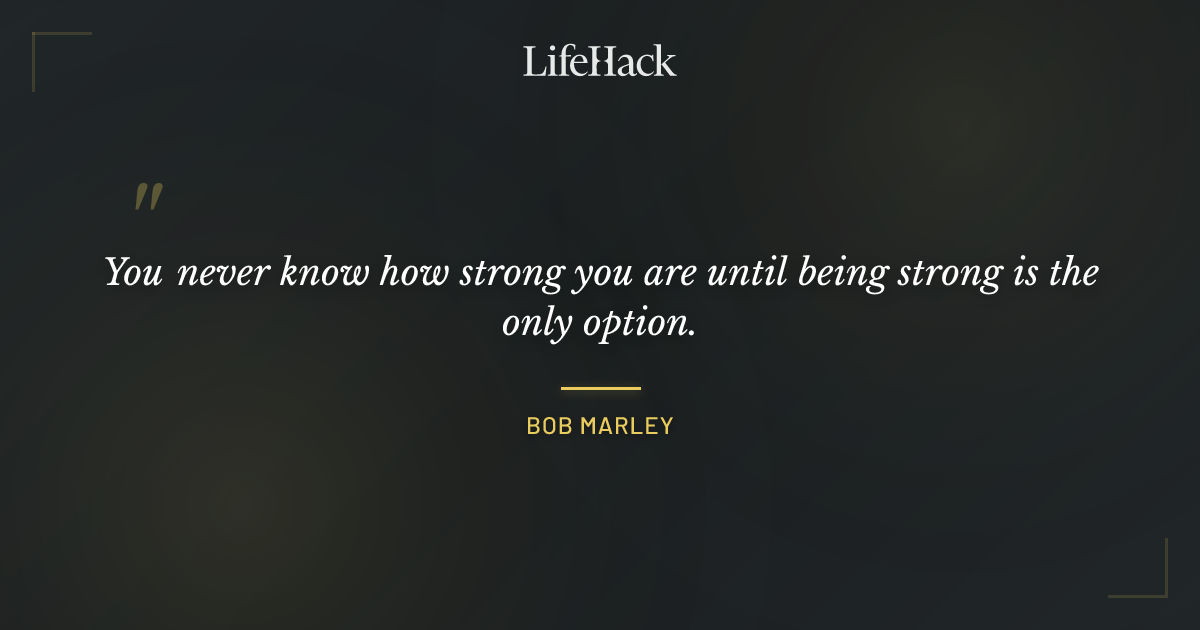 Quote by Bob Marley