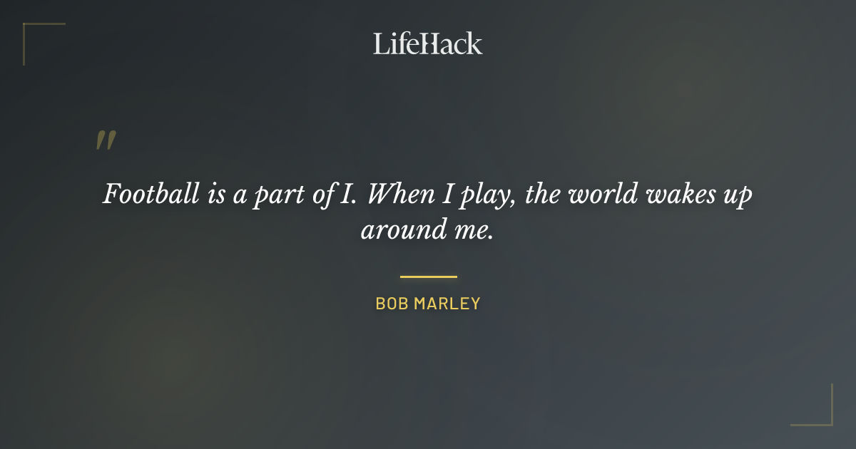 Quote by Bob Marley