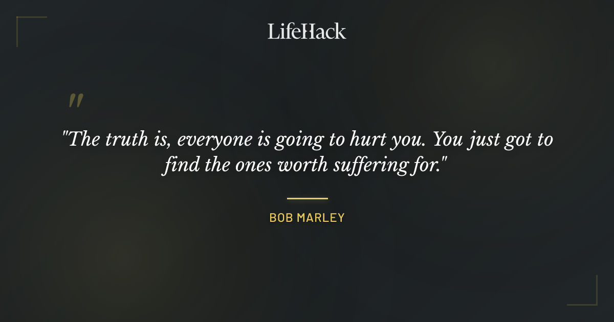 Quote by Bob Marley