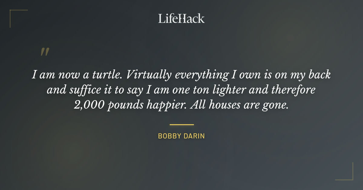 Quote by Bobby Darin