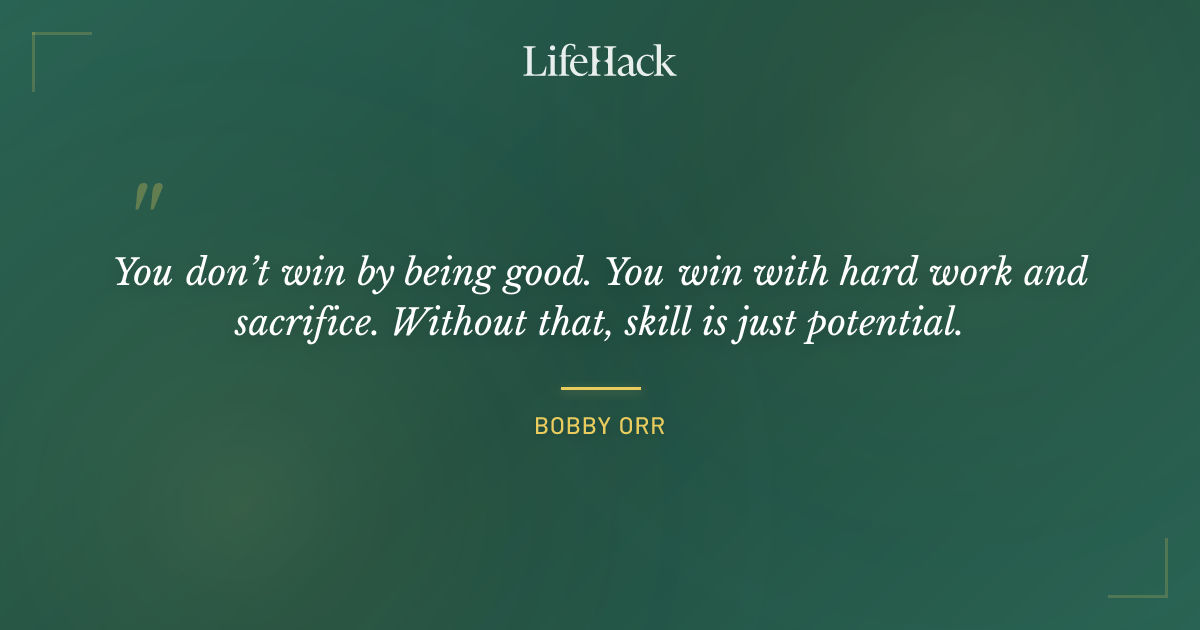 Quote by Bobby Orr