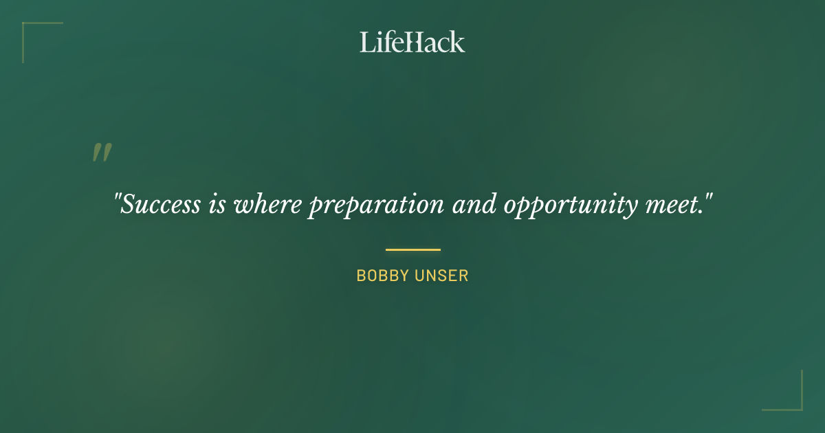 Quote by Bobby Unser