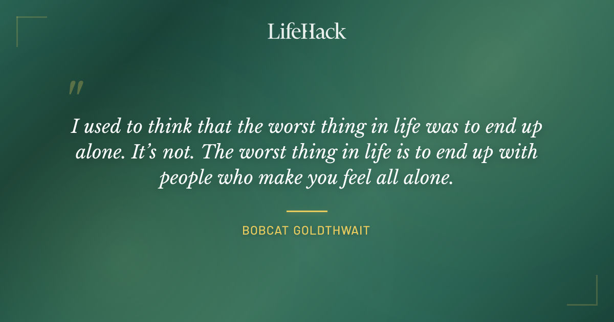 Quote by Bobcat Goldthwait