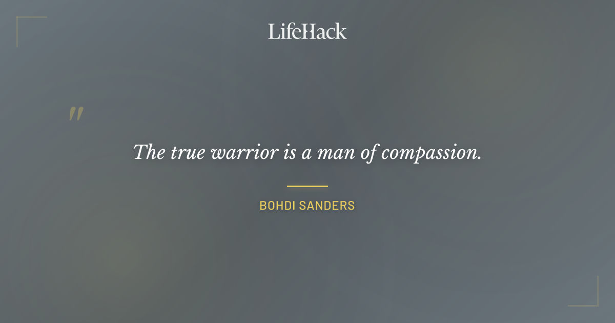 Quote by Bohdi Sanders