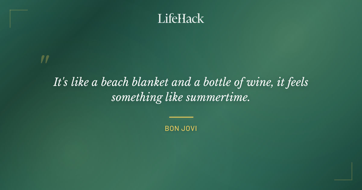 Quote by Bon Jovi