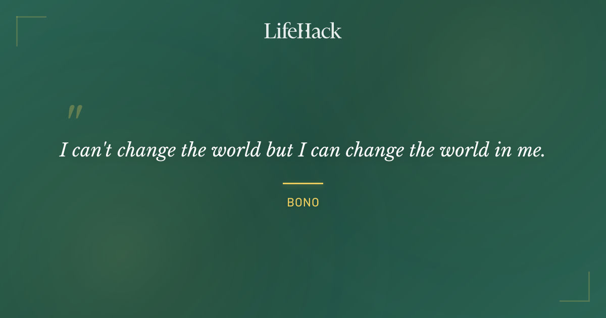 Quote by Bono