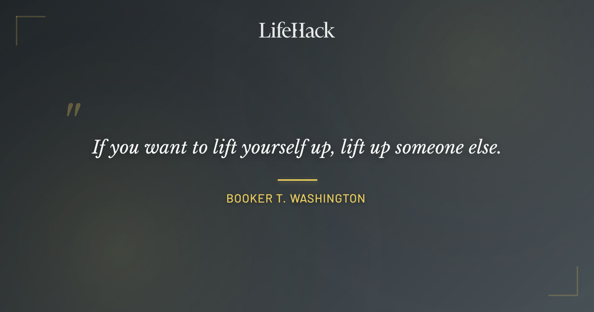Quote by Booker T. Washington