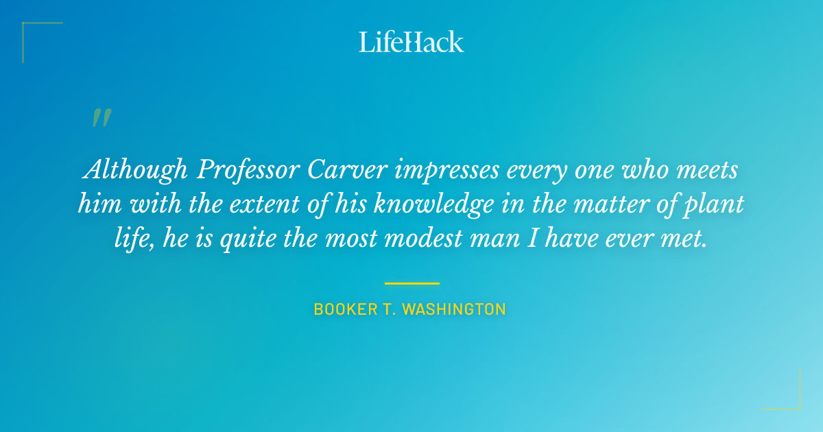 Quote by Booker T. Washington