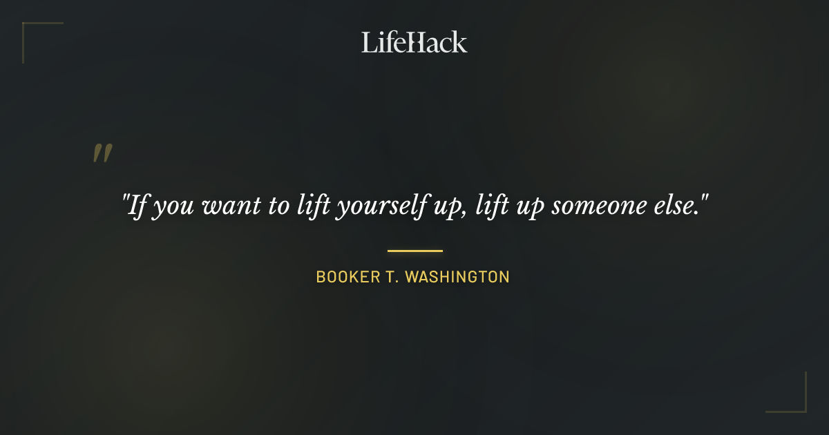Quote by Booker T. Washington