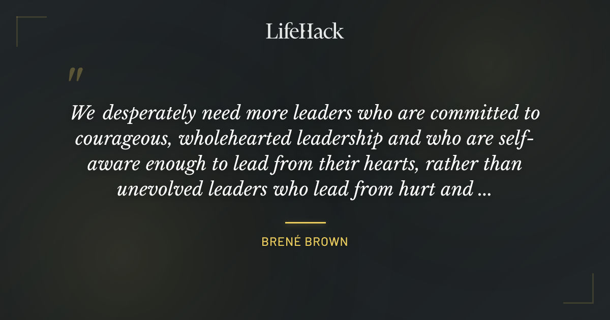 Quote by Brené Brown