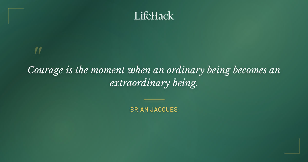 Quote by Brian Jacques