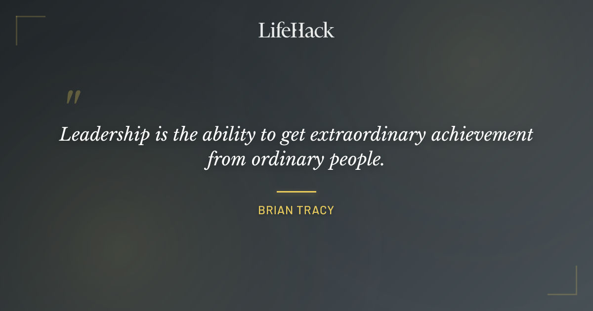 Quote by Brian Tracy