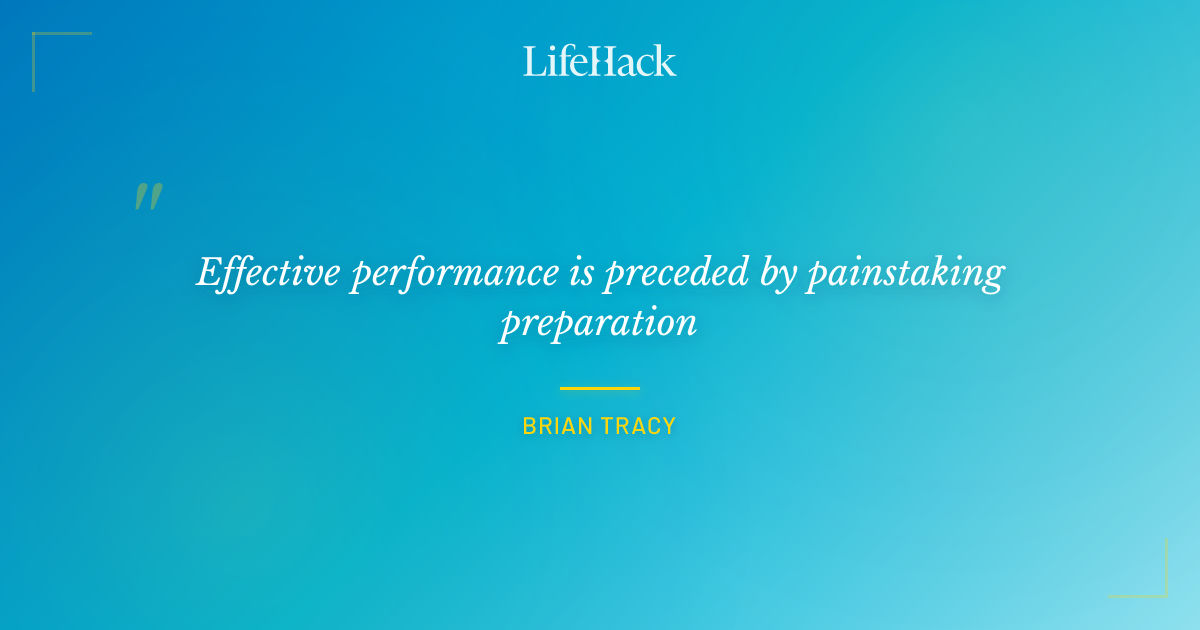 Quote by Brian Tracy