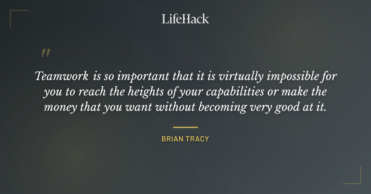 Quote by Brian Tracy