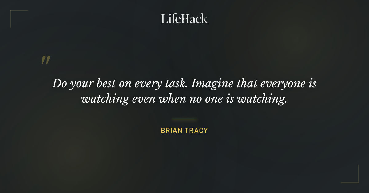 Quote by Brian Tracy