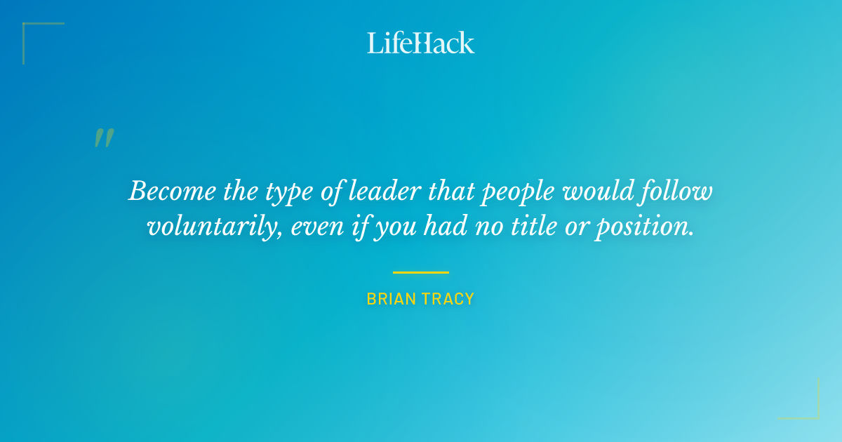 Quote by Brian Tracy