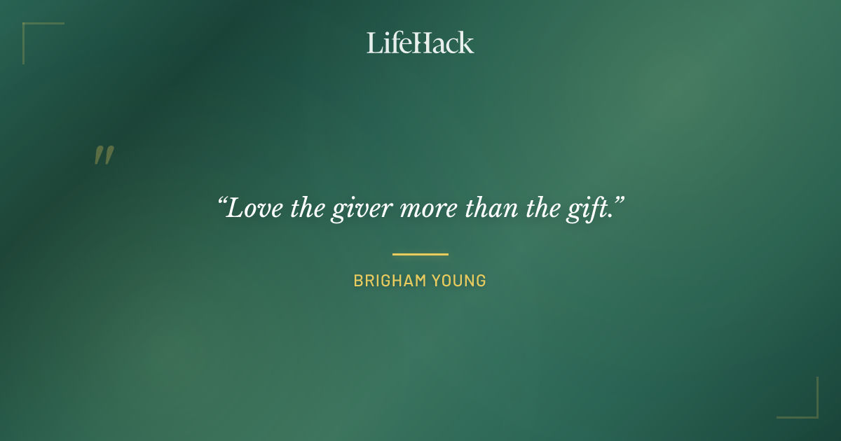 Quote by Brigham Young