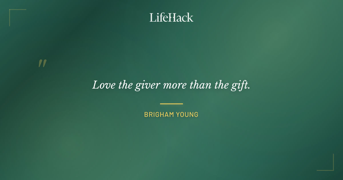 Quote by Brigham Young