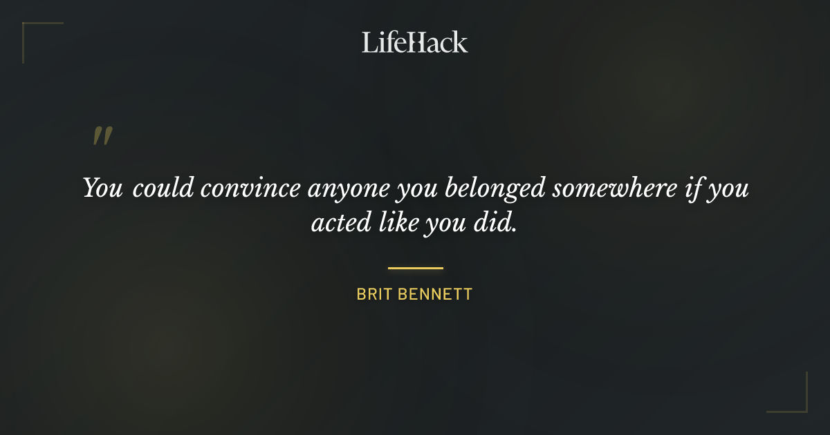 Quote by Brit Bennett