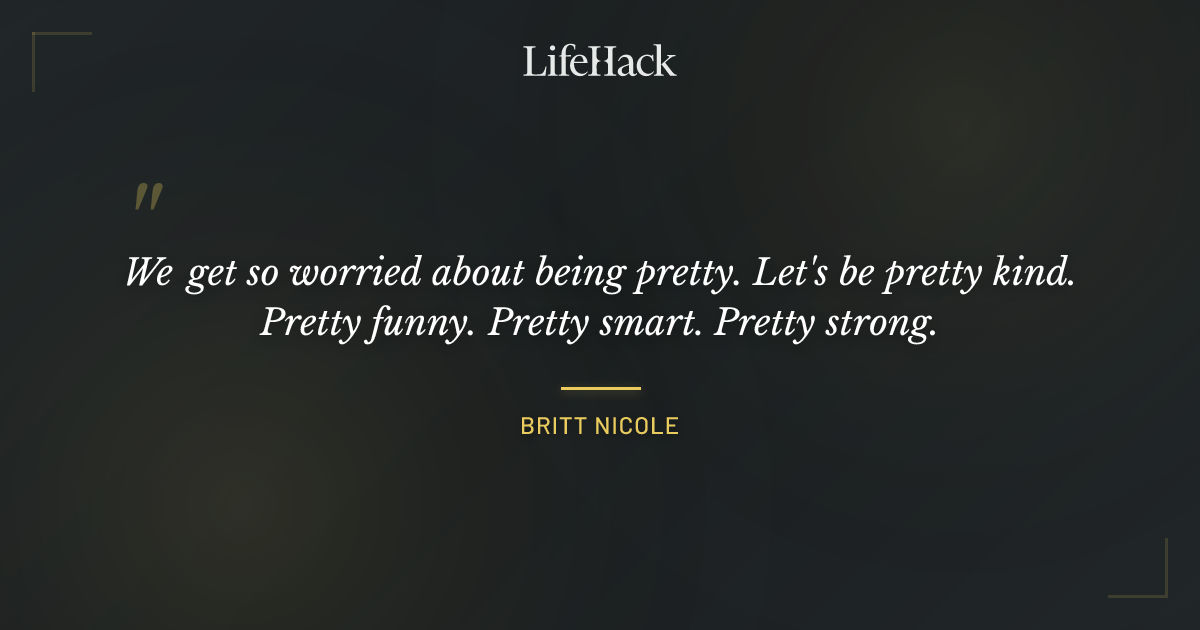 Quote by Britt Nicole