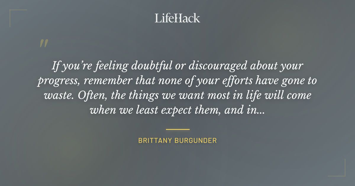 Quote by Brittany Burgunder