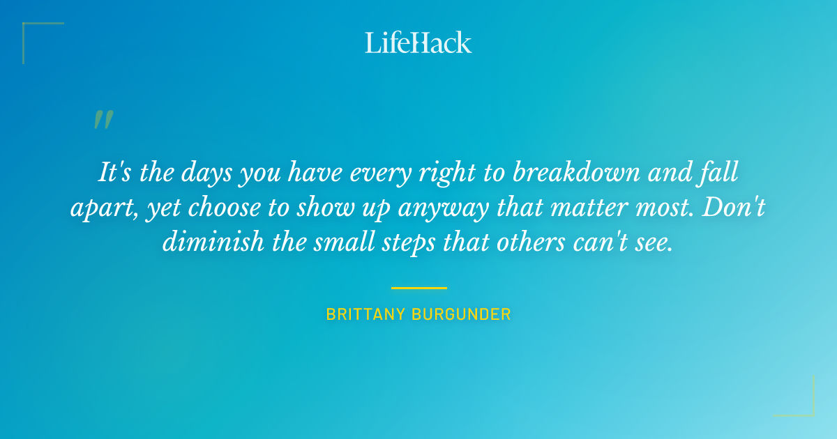 Quote by Brittany Burgunder