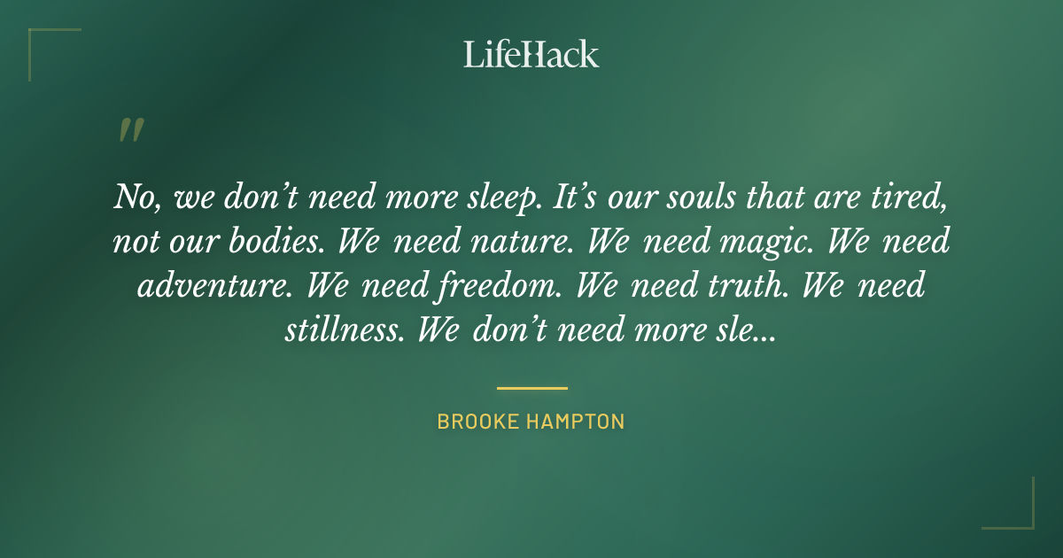 Quote by Brooke Hampton