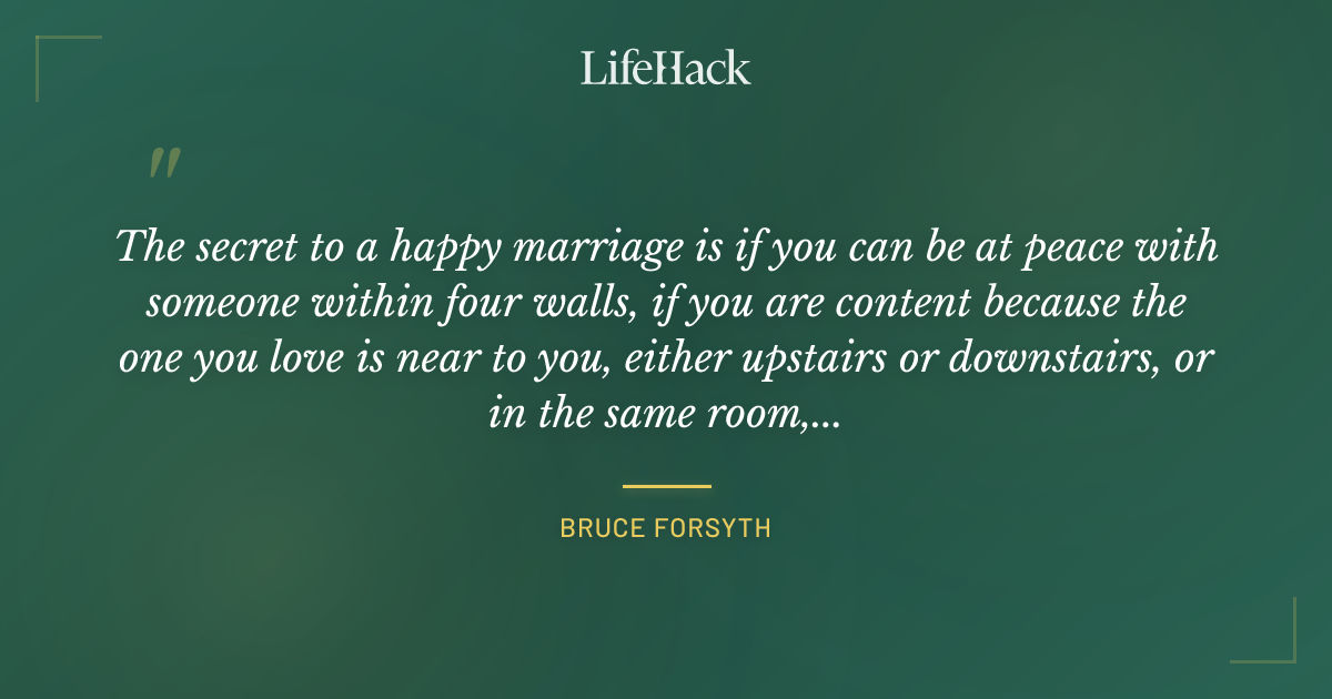Quote by Bruce Forsyth