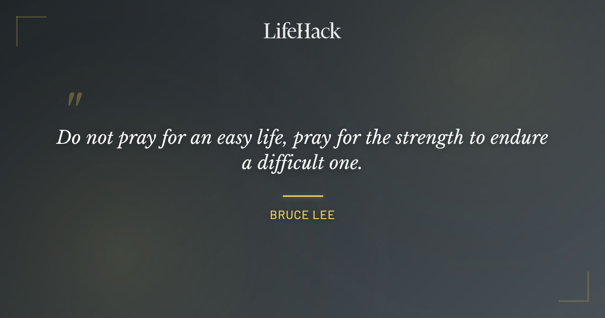Quote by Bruce Lee