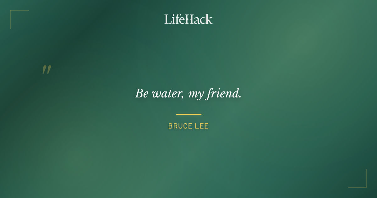 Quote by Bruce Lee