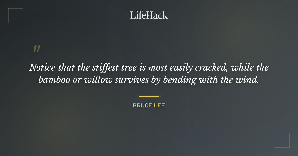 Quote by Bruce Lee