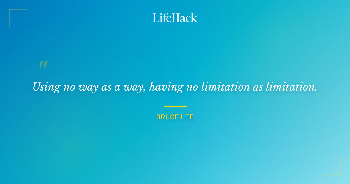 Quote by Bruce Lee