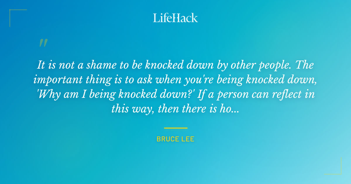 Quote by Bruce Lee