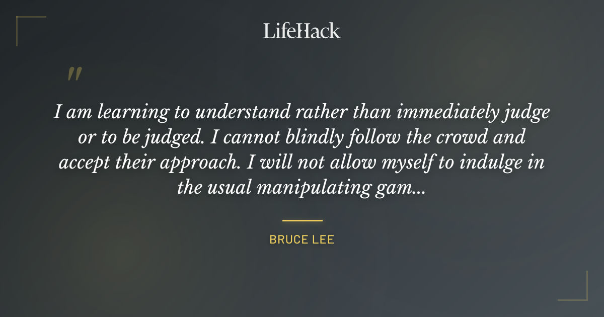 Quote by Bruce Lee